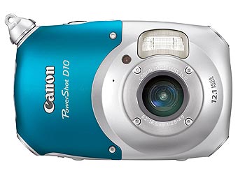 Первая водонепроницаемая фотокамера Canon
