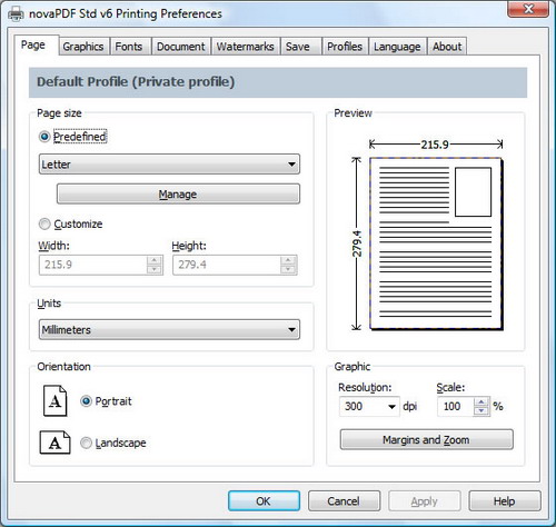 novaPDF Pro 6.2 build 289 - создать PDF документ
