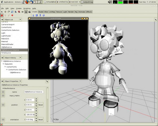 K-3D v.0.7.11.0 - бесплатный 3D редактор