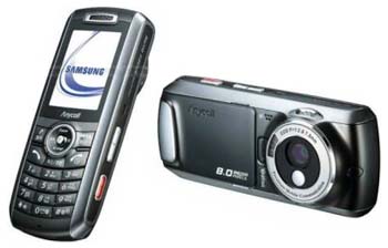 Телефон Samsung с 8-мегапиксельной камерой