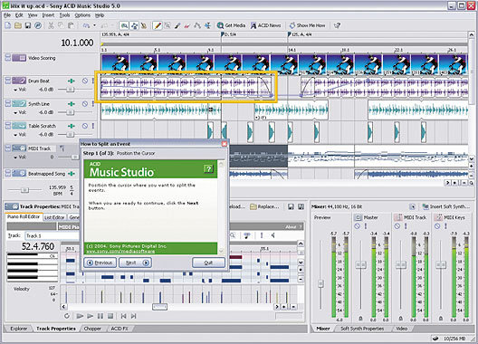 ACID Pro 7.0c - професиональный аудиоредактор