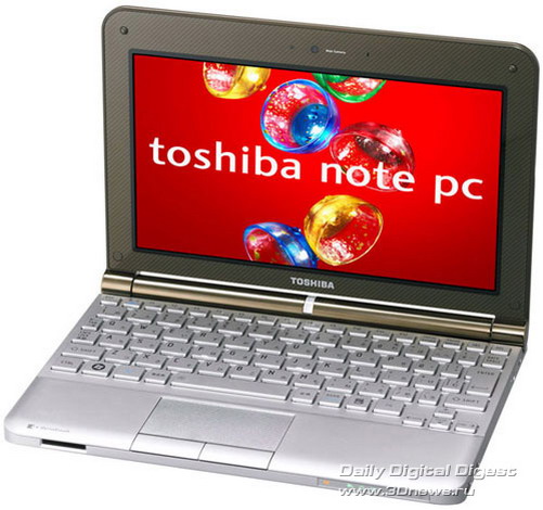 Toshiba выпустила новые нетбуки