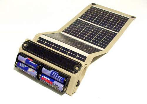 Солнечная подзарядка для батареек AA
