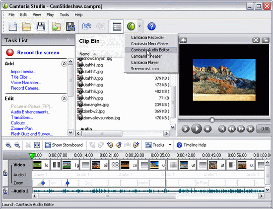 Camtasia Studio 6.0.2 - запись видео с экрана монитора