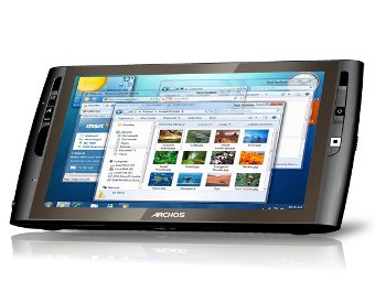 Archos: сенсорный планшет на Windows 7