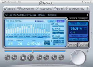 jetAudio 6.2.5 Basic - проигрыватель