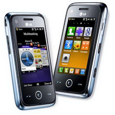 Парочка свежих смартфонов LG на Windows Mobile