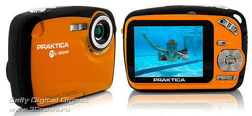 "Подводная" камера с HD-видео PRAKTICA DPix 5000WP