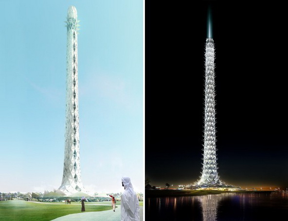 Цветущая башня для Дубая