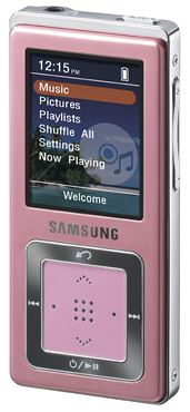 Обновлённый MP3-плеер Samsung YP-Z5F
