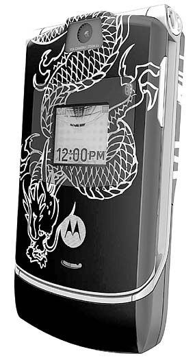 Татуированный Motorola RAZR