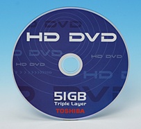 51-гигабайтный HD DVD диск от Toshiba