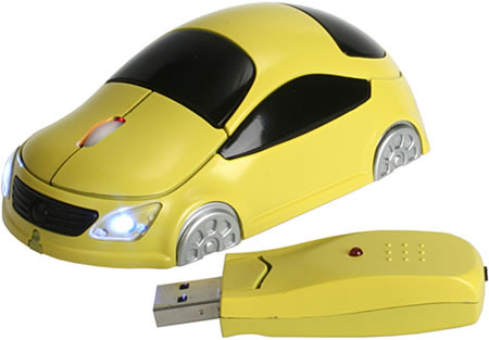 Wireless USB Car Optical Mouse: мышь для фанатов авто