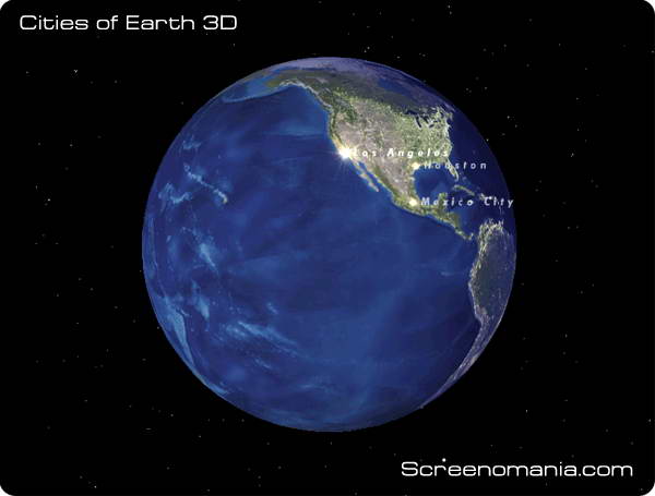 Cities of Earth Free 3D Screensaver 1.4