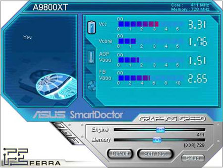 ASUS SmartDoctor 4.98 - мониторинт видеокарт ASUS