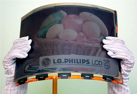 LG.Philips: цветная электронная бумага размера A4