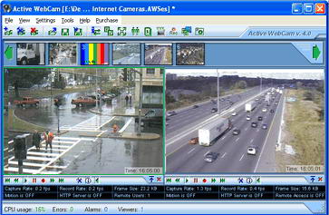 Active WebCam 9.8 - организация вещания с веб-камеры