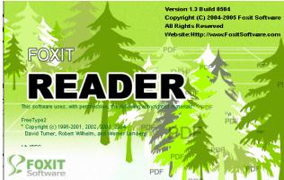 Foxit PDF Reader 1.3.1111