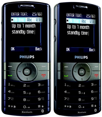 Выносливый деловой телефон Philips Xenium 9@9g