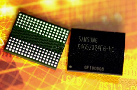 Samsung: самая быстрая в мире память GDDR5