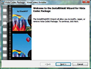 Vista Codec Package 4.59 - набор кодеков для Vista x64