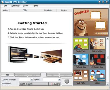 Xilisoft DVD Creator 3.0.36.0502 - авторинг DVD