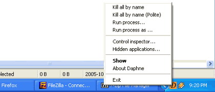 Daphne v.1.35 - управление системными процесами