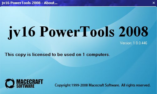 jv16 PowerTools 2008 v.1.8.0.460