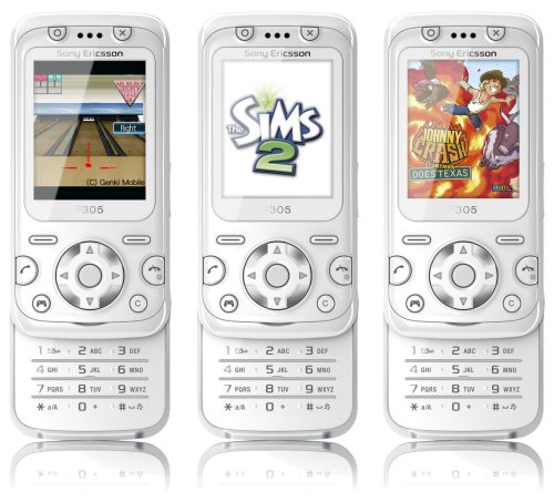 Телефон Sony Ericsson F305: играйте на здоровье