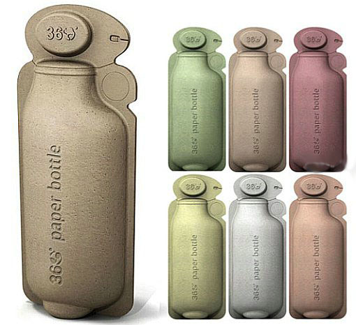 Бумажные бутылки заменят вездесущий пластик