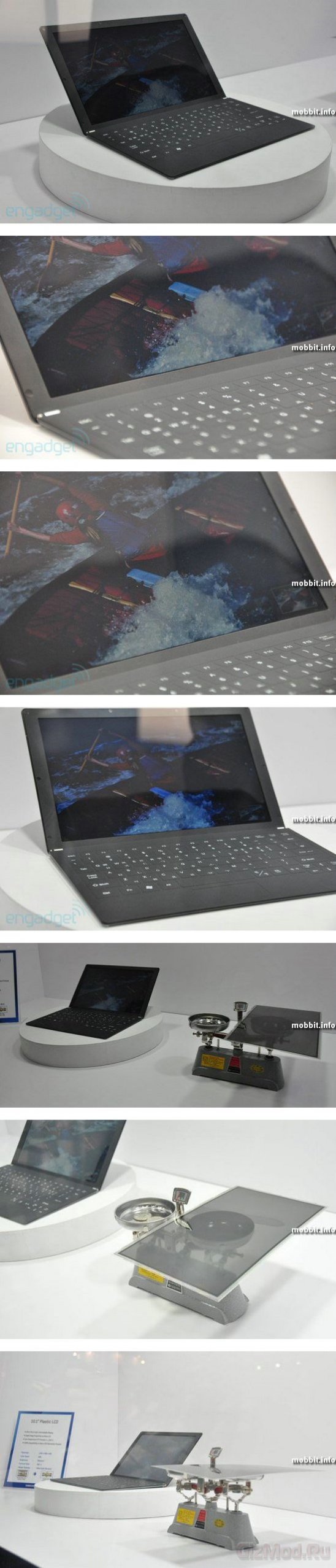 Концепт ноутбука Samsung с пластиковым экраном