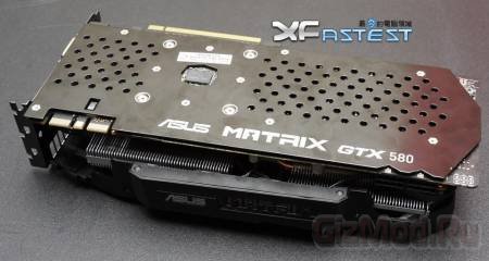 Массивная видео-карта ASUS ROG MATRIX GTX 580 