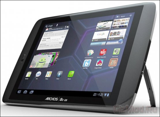 Новый планшет Archos с 250-Гбайт HDD