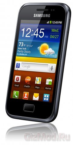 Samsung Galaxy Ace Plus первый смартфон в 2012-ом