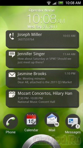 Скриншоты интерфейса HTC Sense 4.0