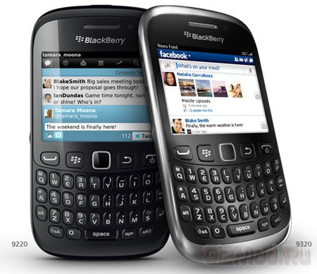 Официальный анонс BlackBerry Curve 9320