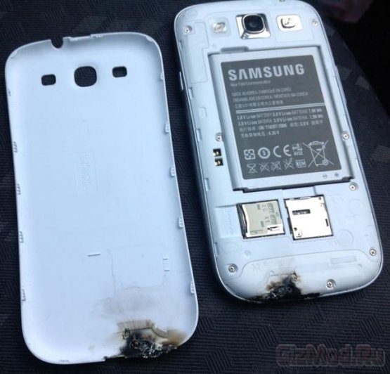 Samsung Galaxy S III: первые жертвы
