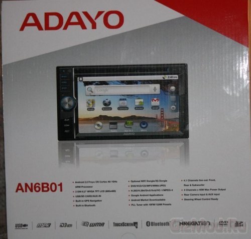 Автомагнитола Adayo под управлением Android