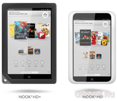 Barnes & Noble представила планшеты NOOK HD