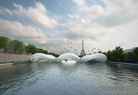 В париже появится надувной мост
