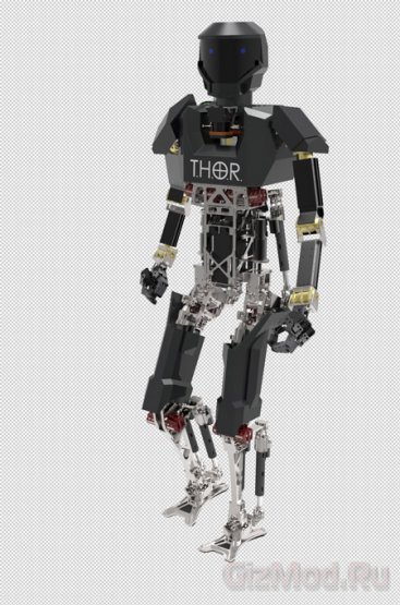 Робот Boston Dynamics преодолевает сложные препятствия