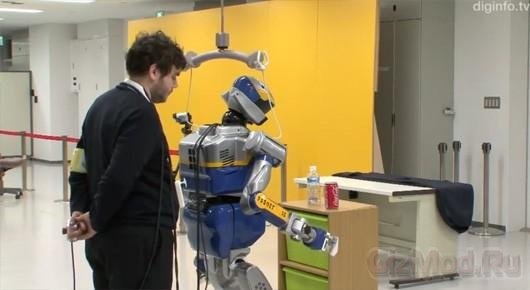 Робот-гуманоид под управлением мозгового интерфейса