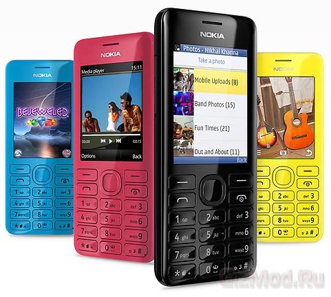 Nokia выпустила телефоны Asha 205 и Nokia 206