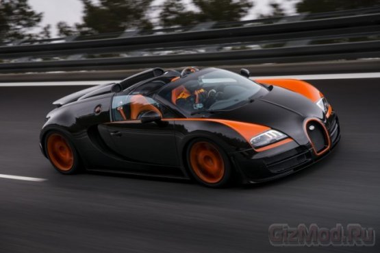Самый быстрый кабриолет Bugatti Veyron Vitesse