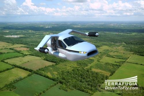 Terrafugia планирует машину с вертикальным взлетом
