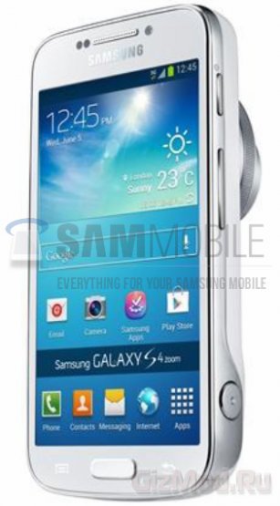 Первые фото смартфона Samsung Galaxy S4 Zoom