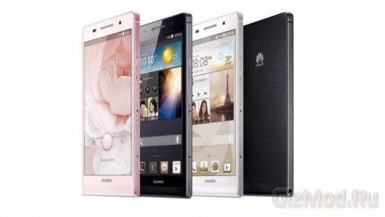 Анонсирован самый тонкий смартфон Huawei Ascend P6