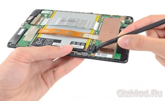 iFixit расковыряли новый Nexus 7