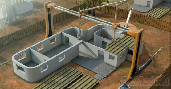 3D-принтер применим для строительства жилых домов