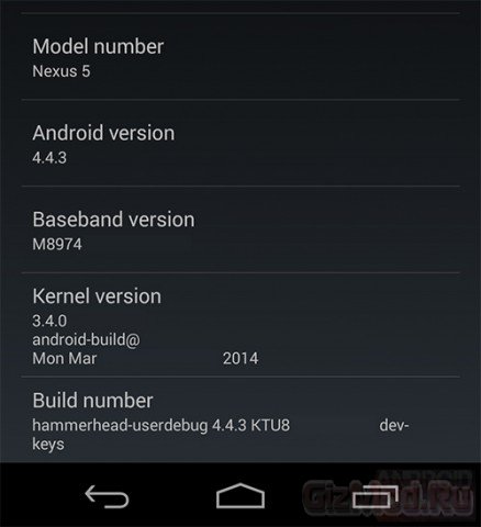 Список исправлений в Android 4.4.3 KitKat